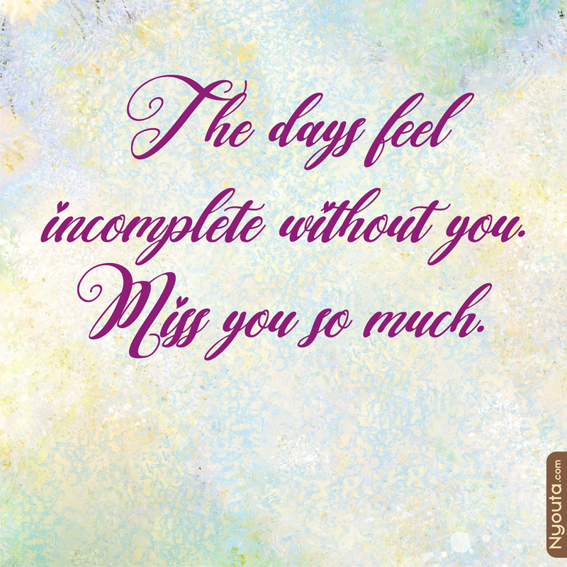 Miss you Cards – 6