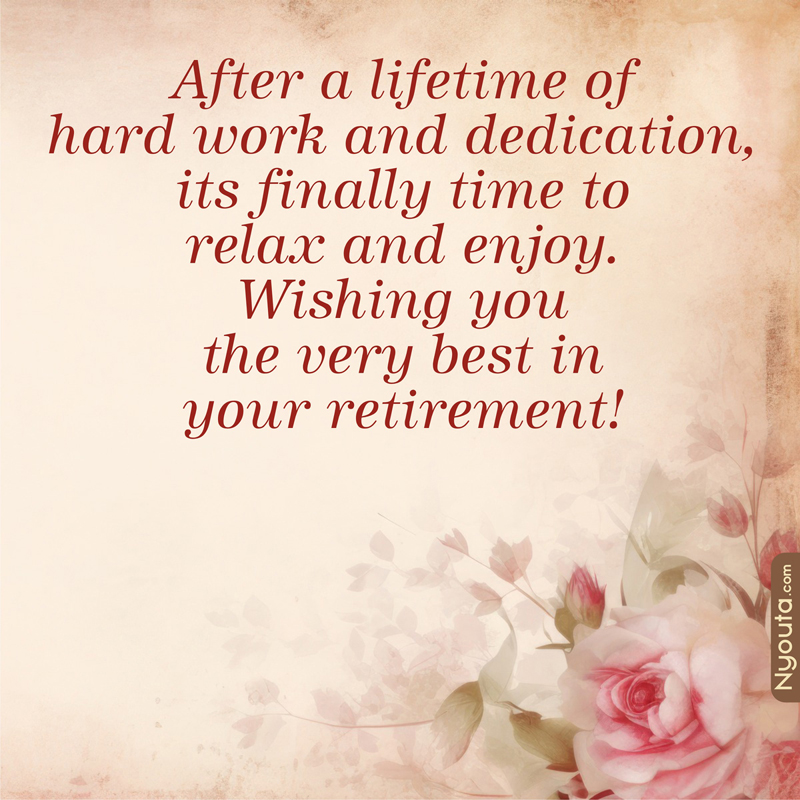 Retirement Wishes – 12