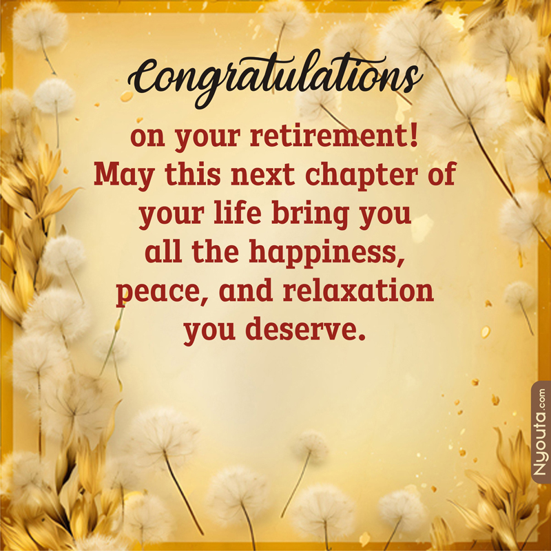 Retirement Wishes – 2