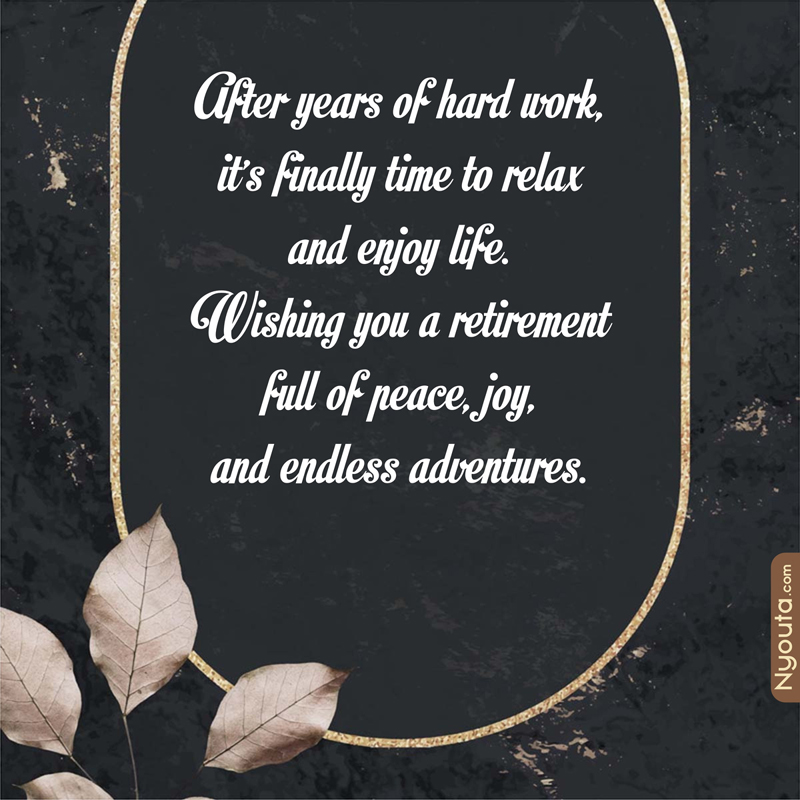 Retirement Wishes – 22