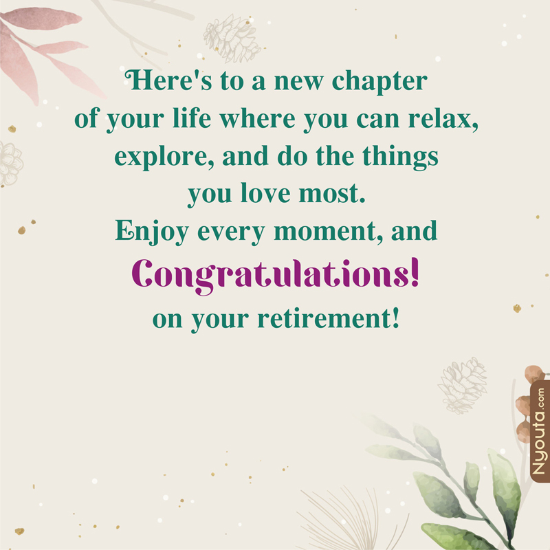 Retirement Wishes – 30