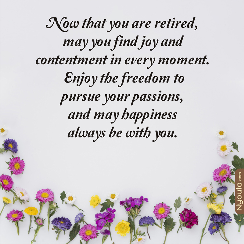 Retirement Wishes – 34