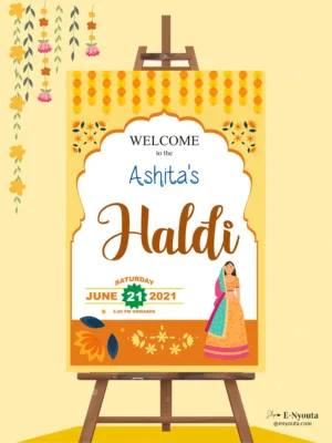 Haldi Ceremony Signages