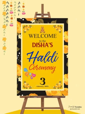 Haldi Ceremony Signages
