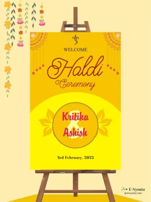 Haldi Ceremony Signages