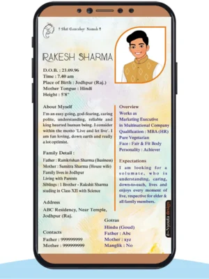 Matrimonial Biodata